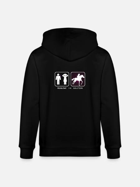 Problem? Solution - Stanley/Stella CULTIVATOR Unisex Organic Hooded Jacket - black
