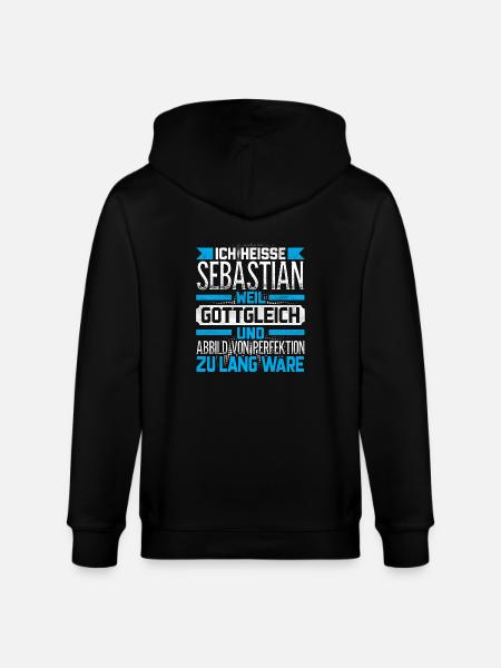 SEBASTIAN - Gottgleich - Stanley/Stella Unisex Bio-Kapuzenjacke CULTIVATOR  - Schwarz