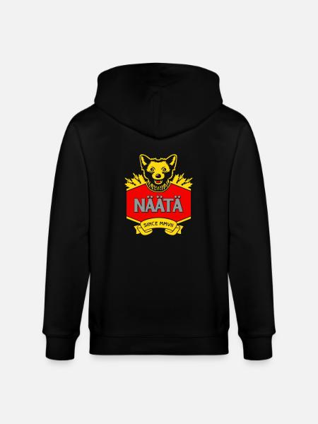 Näätä T-paita - Stanley/Stella CULTIVATOR Unisex Organic Hooded Jacket - black