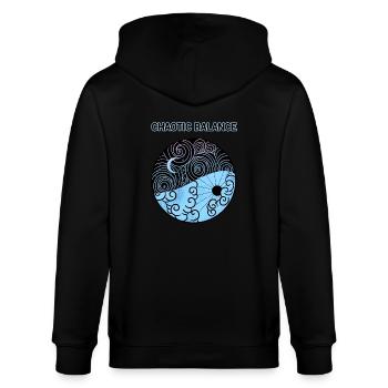 Yin Yang - Stanley/Stella Unisex Bio-Kapuzenjacke CULTIVATOR  - Schwarz - Hinten - Anna (173cm)