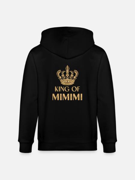 King of mimimi - Stanley/Stella CULTIVATOR Unisex Organic Hooded Jacket - black
