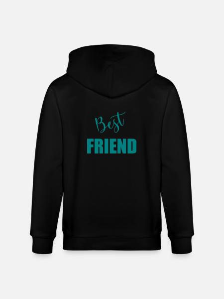 BEST FRIEND - Stanley/Stella CULTIVATOR Unisex Organic Hooded Jacket - black