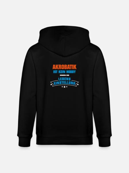 Akrobatik Sportart - Stanley/Stella Unisex Bio-Kapuzenjacke CULTIVATOR  - Schwarz