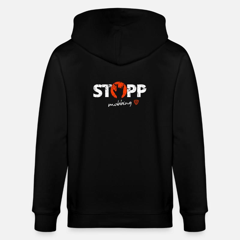 Arrêtez l'intimidation 5 - Veste à capuche bio CULTIVATOR Stanley/Stella Unisexe - noir