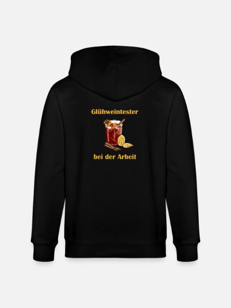 Gluehweintester - Stanley/Stella Unisex Bio-Kapuzenjacke CULTIVATOR - Schwarz