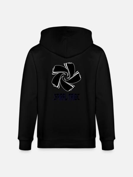 Spiral Tribe - Stanley/Stella CULTIVATOR Unisex Organic Hooded Jacket - black
