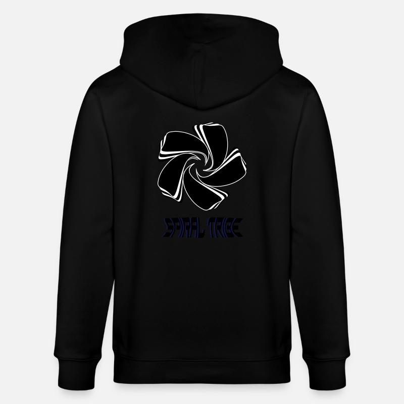 Spiral Tribe - Stanley/Stella Unisex Bio-Kapuzenjacke CULTIVATOR  - Schwarz