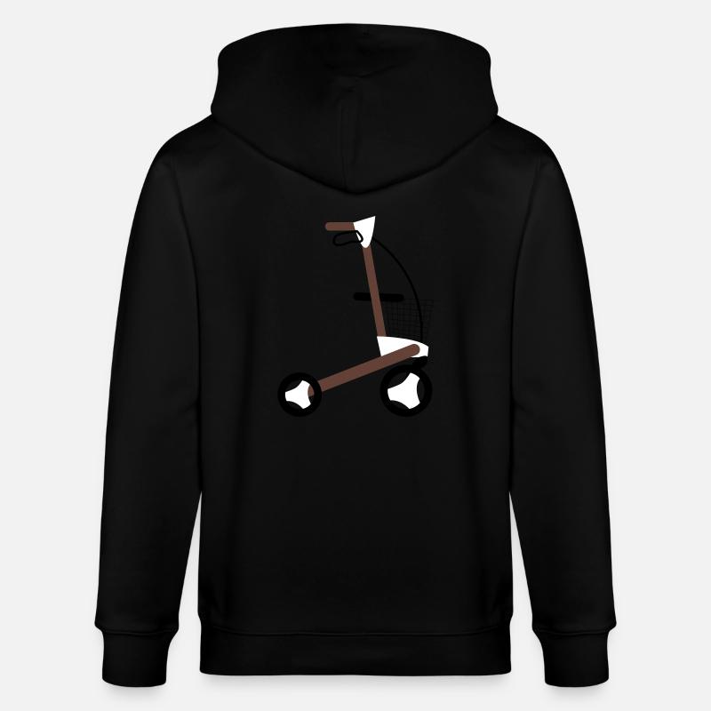 rollator - Stanley/Stella Unisex Bio-Kapuzenjacke CULTIVATOR  - Schwarz