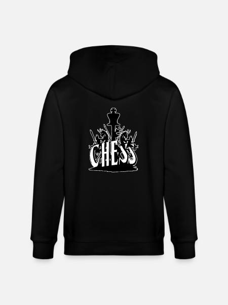 Schach Design - Stanley/Stella Unisex Bio-Kapuzenjacke CULTIVATOR  - Schwarz