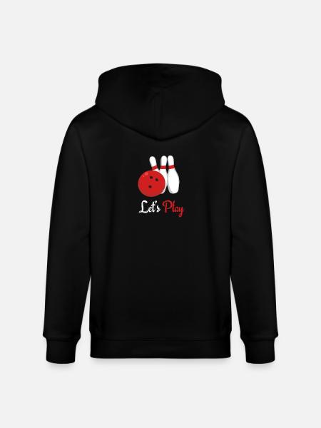 Bowling - Stanley/Stella Unisex Bio-Kapuzenjacke CULTIVATOR  - Schwarz
