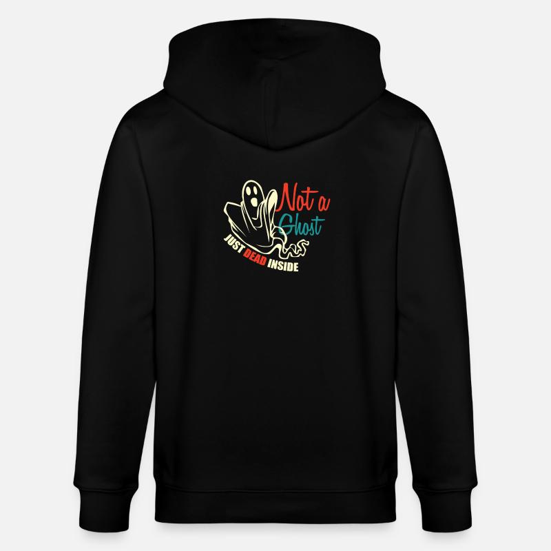 not a ghost - Stanley/Stella Unisex Bio-Kapuzenjacke CULTIVATOR  - Schwarz