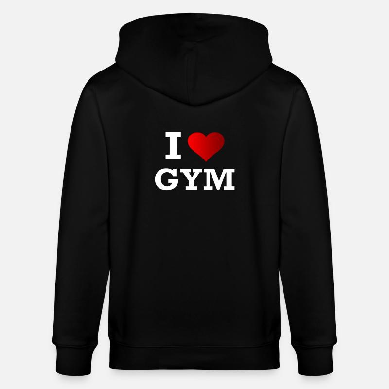 J'AIME GYM - Veste à capuche bio CULTIVATOR Stanley/Stella Unisexe - noir