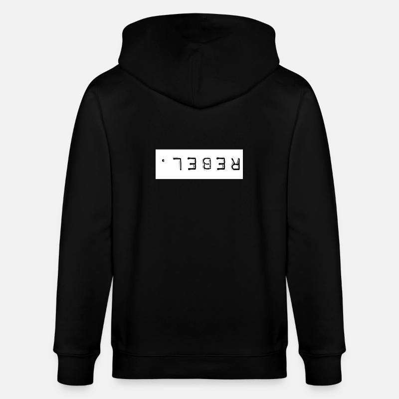 Chemise de déclaration, rebelle! - Veste à capuche bio CULTIVATOR Stanley/Stella Unisexe - noir
