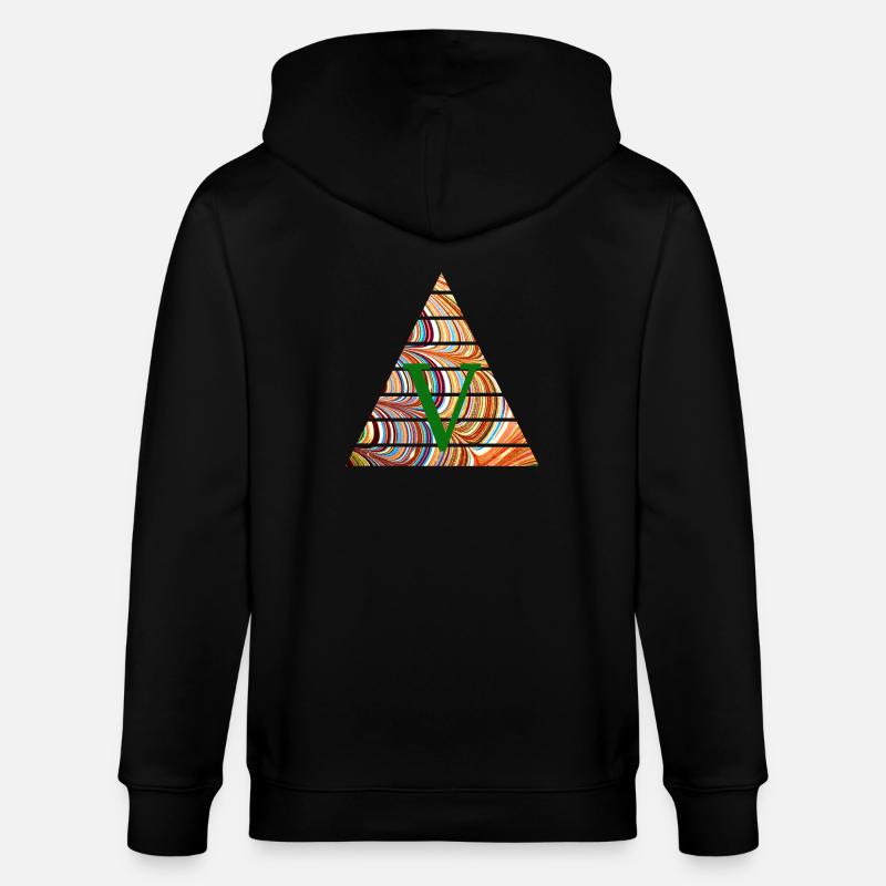 Triangle E 56 V - Veste à capuche bio CULTIVATOR Stanley/Stella Unisexe - noir