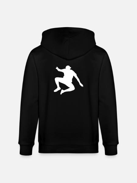 Cool Design: Free Running Springer - Veste à capuche bio CULTIVATOR Stanley/Stella Unisexe - noir