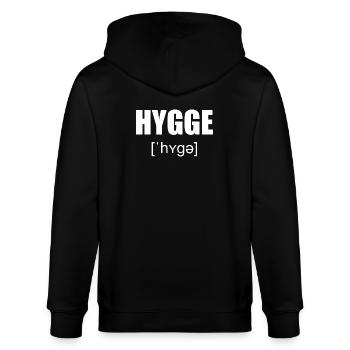 Hygge - Stanley/Stella Unisex Bio-Kapuzenjacke CULTIVATOR  - Schwarz - Hinten - Anna (173cm)