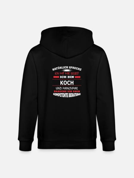 KOCH - Stanley/Stella Unisex Bio-Kapuzenjacke CULTIVATOR  - Schwarz