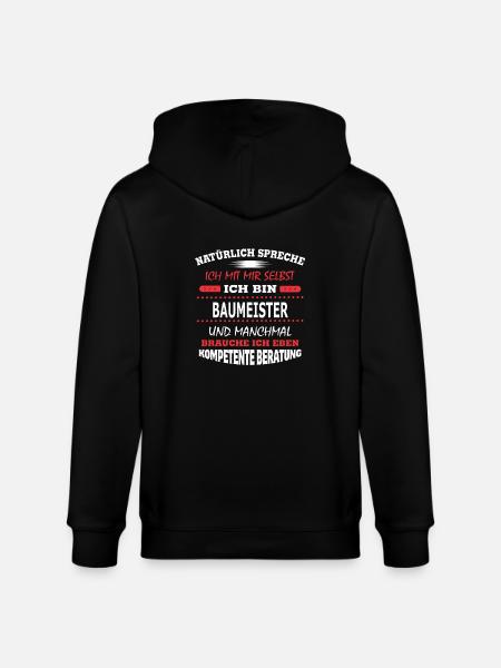 BAUMEISTER - Stanley/Stella Unisex Bio-Kapuzenjacke CULTIVATOR  - Schwarz