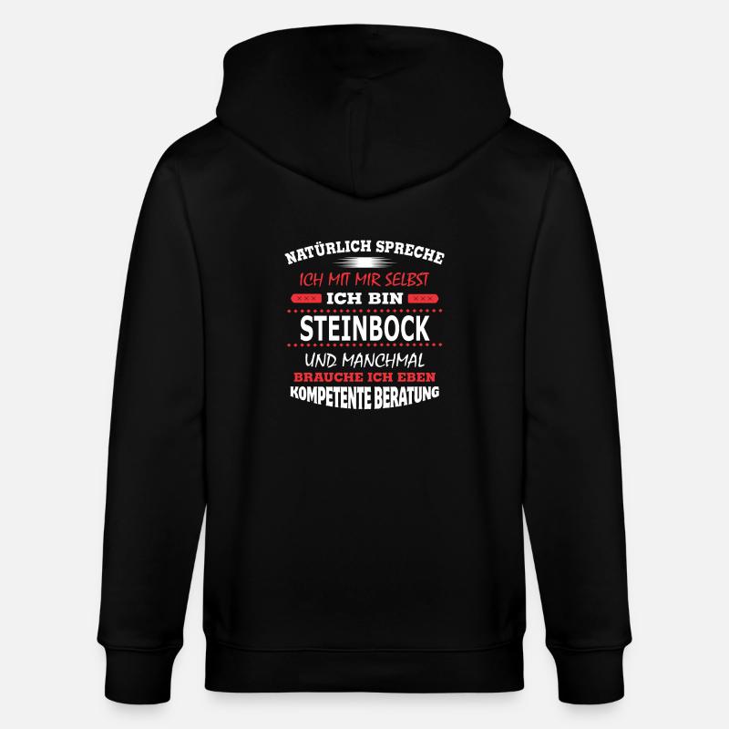 STEINBOCK - Stanley/Stella Unisex Bio-Kapuzenjacke CULTIVATOR  - Schwarz
