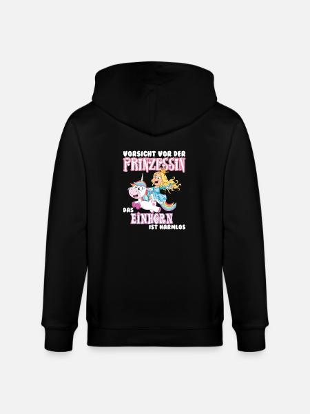 Einhorn - Stanley/Stella Unisex Bio-Kapuzenjacke CULTIVATOR - Schwarz