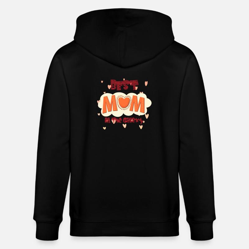 best Mum - Stanley/Stella Unisex Bio-Kapuzenjacke CULTIVATOR  - Schwarz
