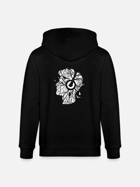 Arbre-Roots-Music - Veste à capuche bio CULTIVATOR Stanley/Stella Unisexe - noir