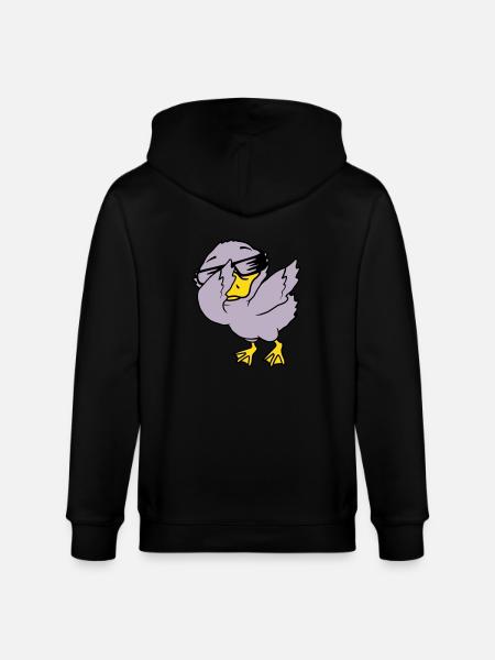 Dabbing Party Ducklings Cool - Stanley/Stella CULTIVATOR  Unisex Organic Hooded Jacket - black
