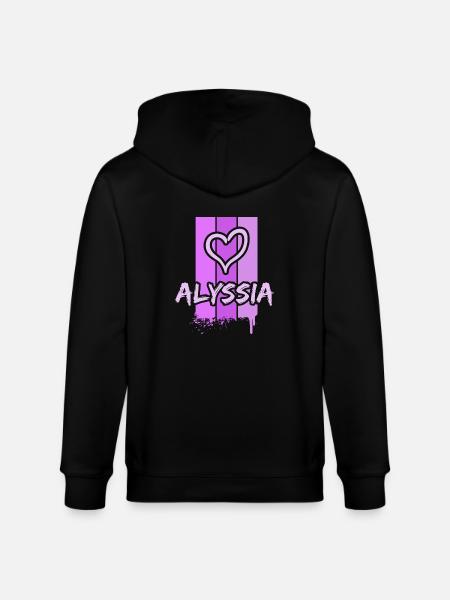 Gift for Alyssia - Stanley/Stella CULTIVATOR  Unisex Organic Hooded Jacket - black