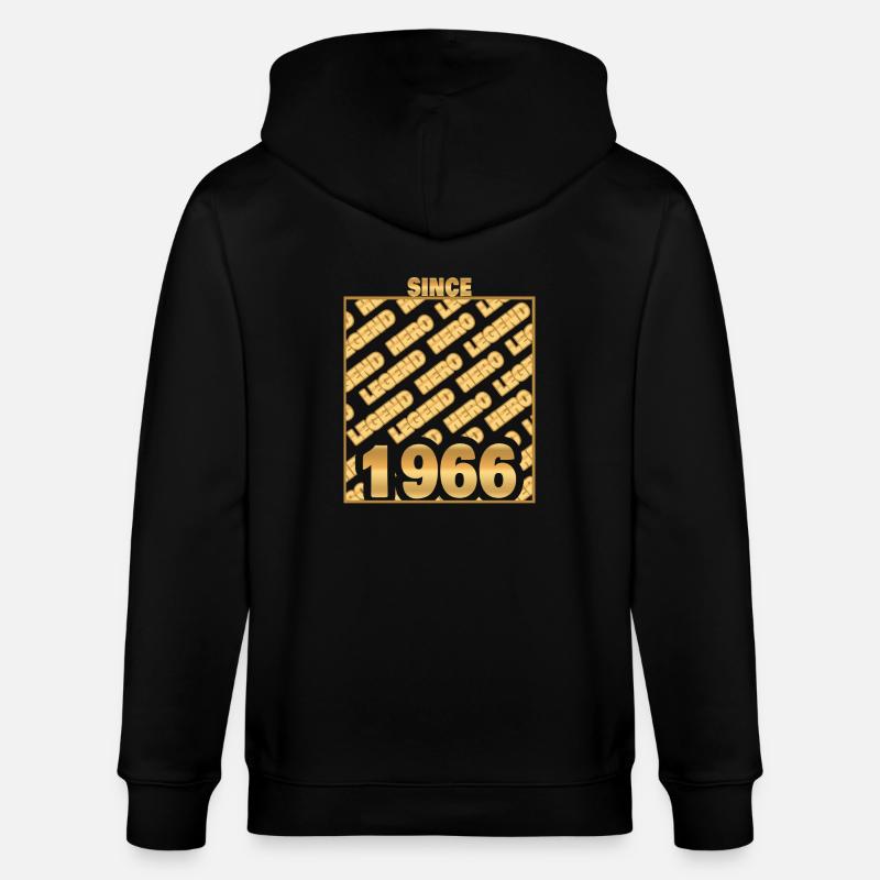 Held 1966 - Stanley/Stella Unisex Bio-Kapuzenjacke CULTIVATOR  - Schwarz