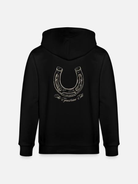 Fer à cheval L’Équitation Modifier - Veste à capuche bio CULTIVATOR Stanley/Stella Unisexe - noir