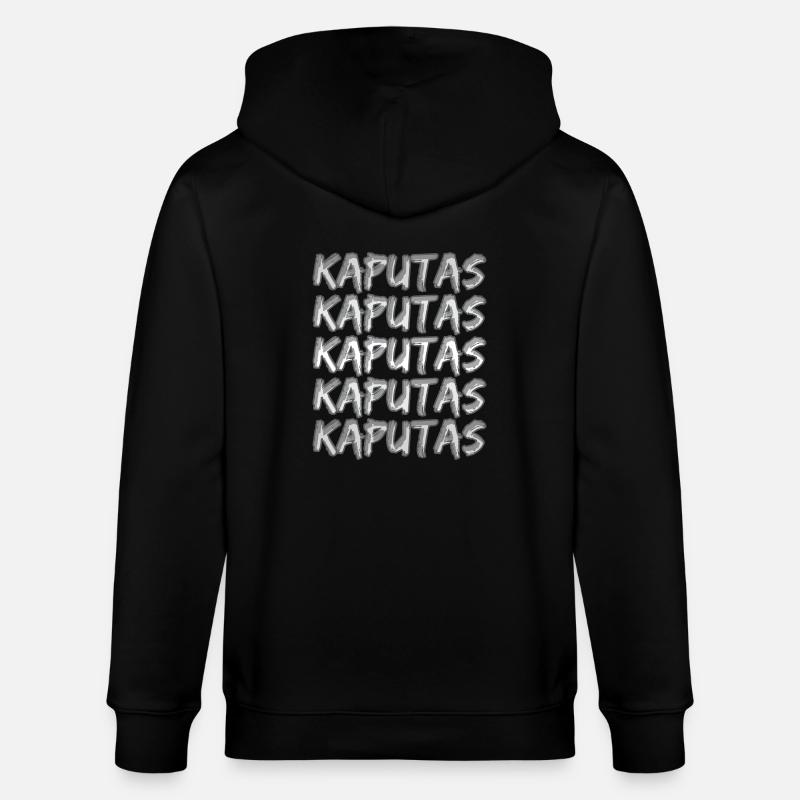 Kaputas comme un voyage - Veste à capuche bio CULTIVATOR Stanley/Stella Unisexe - noir