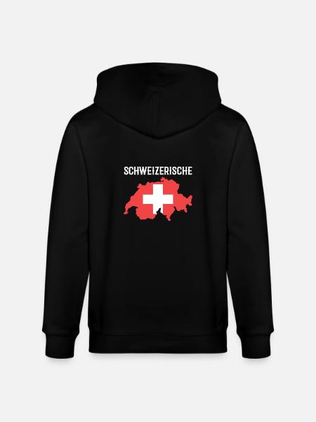 Suisse - Veste à capuche bio CULTIVATOR Stanley/Stella Unisexe - noir