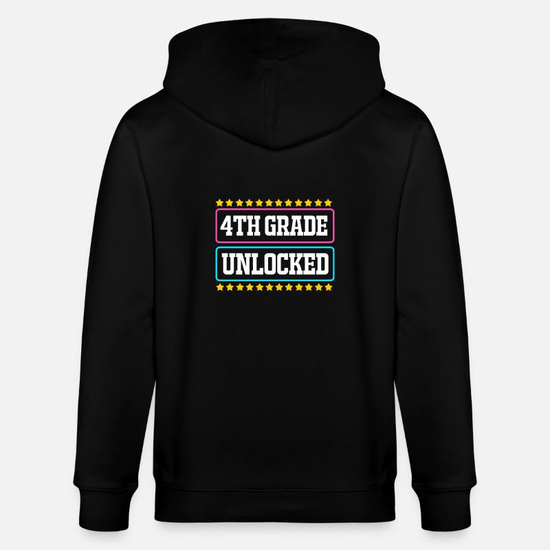 4e année - Veste à capuche bio CULTIVATOR Stanley/Stella Unisexe - noir