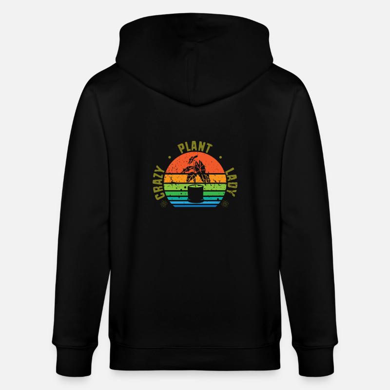Botaniker - Stanley/Stella Unisex Bio-Kapuzenjacke CULTIVATOR  - Schwarz