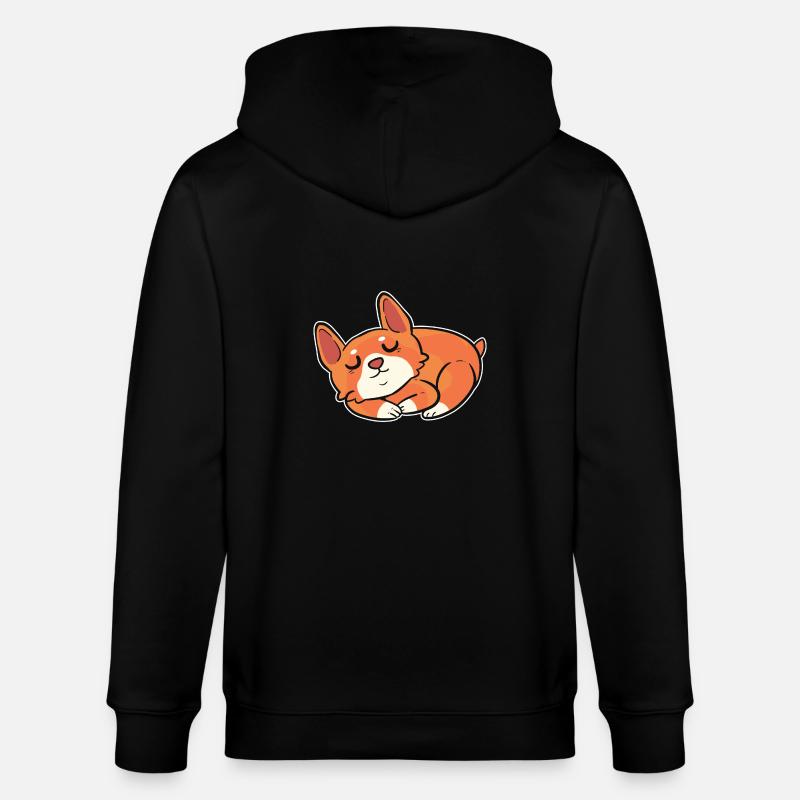 Corgi - Veste à capuche bio CULTIVATOR Stanley/Stella Unisexe - noir