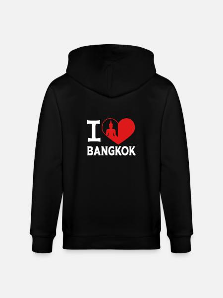 Thailand Bangkok - Stanley/Stella CULTIVATOR Unisex Organic Hooded Jacket - black