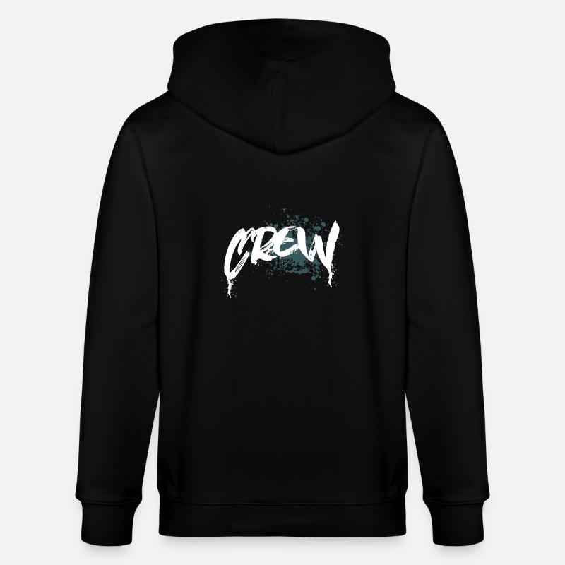 Crew - Stanley/Stella Unisex Bio-Kapuzenjacke CULTIVATOR - Schwarz