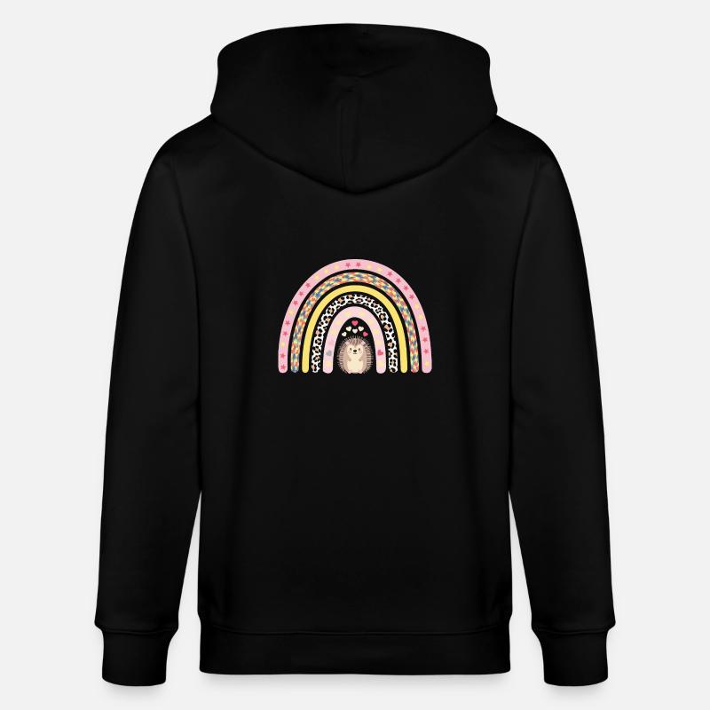 Igel - Stanley/Stella Unisex Bio-Kapuzenjacke CULTIVATOR  - Schwarz