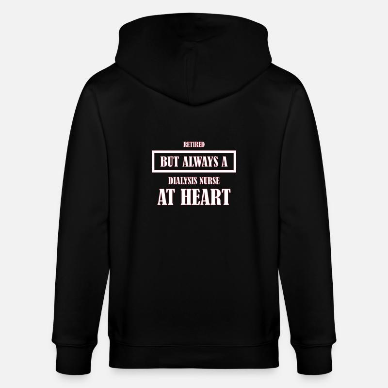 Dialyse Krankenschwester - Stanley/Stella Unisex Bio-Kapuzenjacke CULTIVATOR  - Schwarz