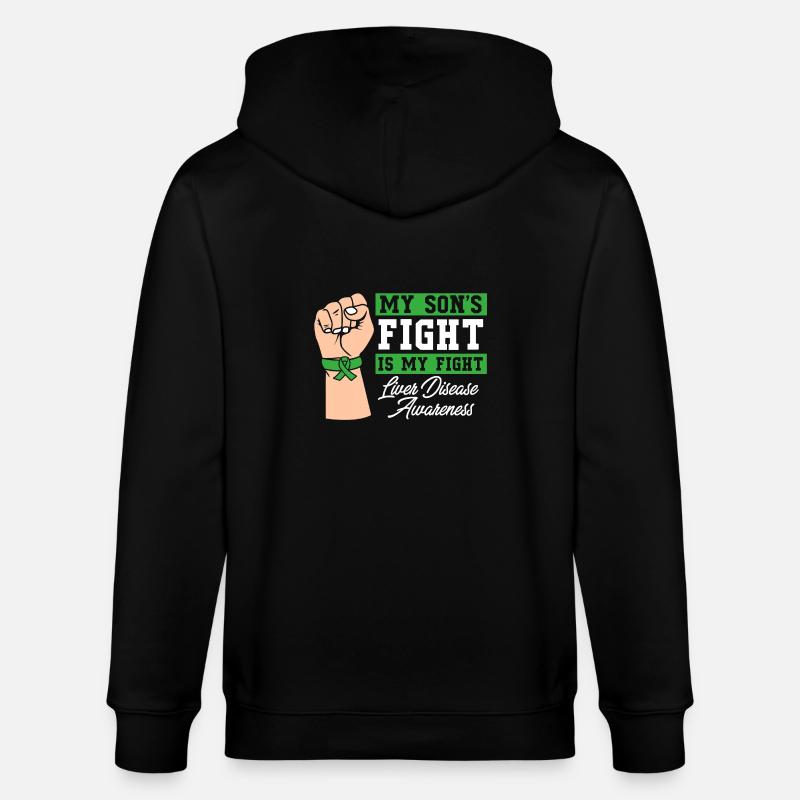 Lebererkrankung - Stanley/Stella Unisex Bio-Kapuzenjacke CULTIVATOR  - Schwarz