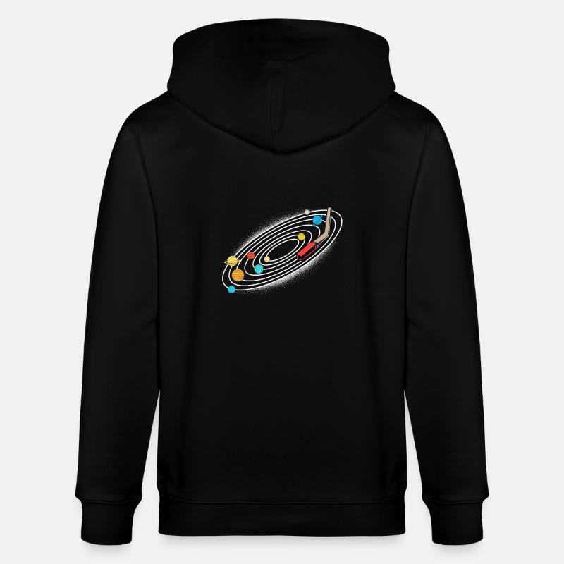 Univers Système Solaire - Veste à capuche bio CULTIVATOR Stanley/Stella Unisexe - noir