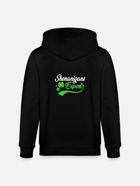 Shenanigan - Stanley/Stella CULTIVATOR  Unisex Organic Hooded Jacket - black