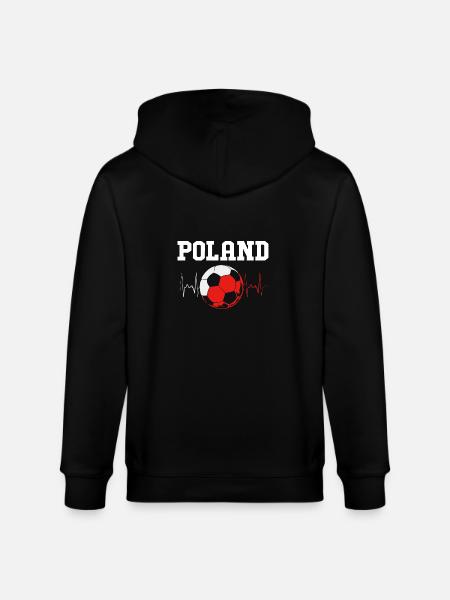 Poland Polish - Stanley/Stella CULTIVATOR  Unisex Organic Hooded Jacket - black