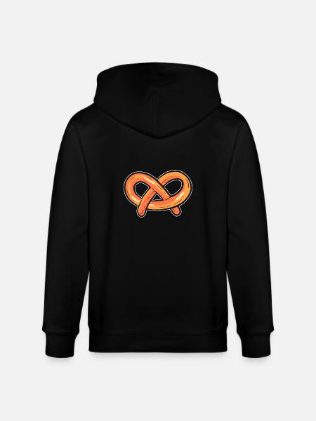 Brezel - Stanley/Stella Unisex Bio-Kapuzenjacke CULTIVATOR - Schwarz