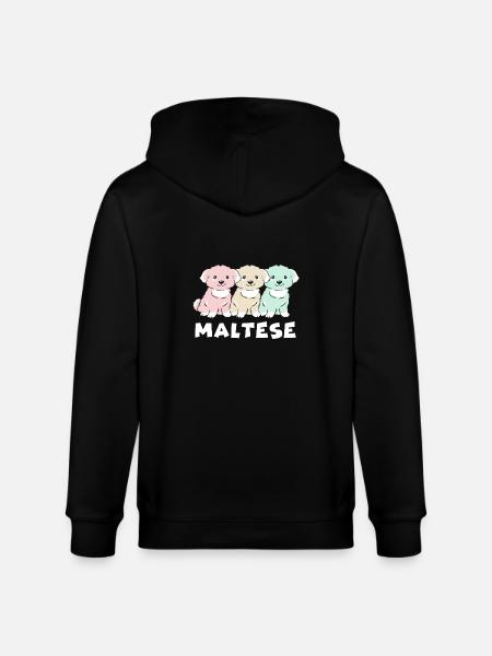 Maltese - Stanley/Stella CULTIVATOR Unisex Organic Hooded Jacket - black