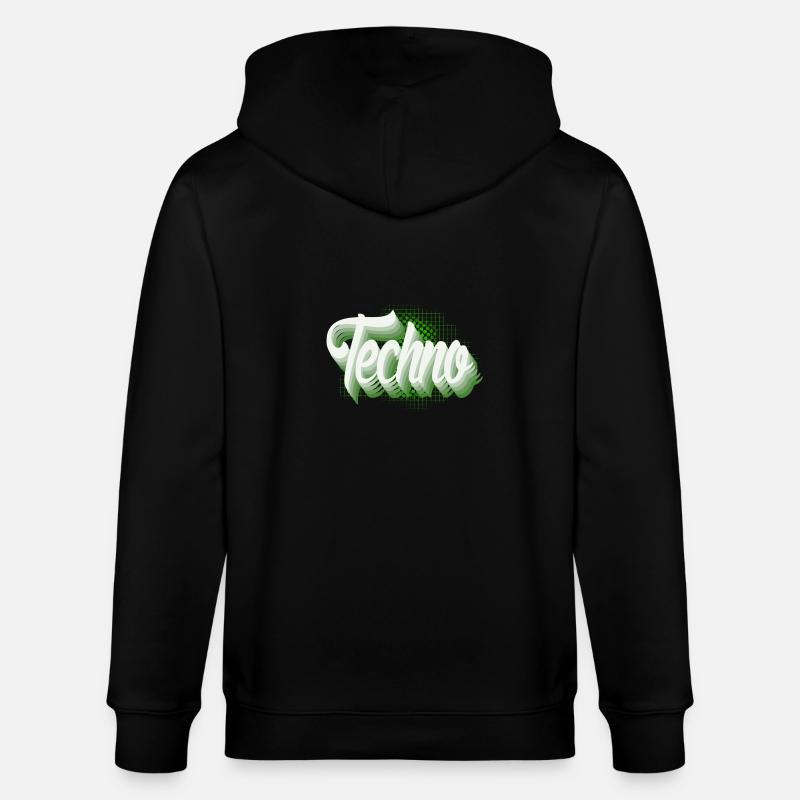 Techno - Veste à capuche bio CULTIVATOR Stanley/Stella Unisexe - noir