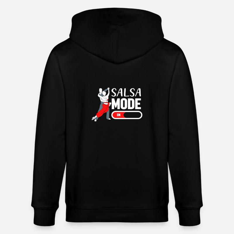 Salsa Dancer Dancer - Stanley/Stella CULTIVATOR  Unisex Organic Hooded Jacket - black