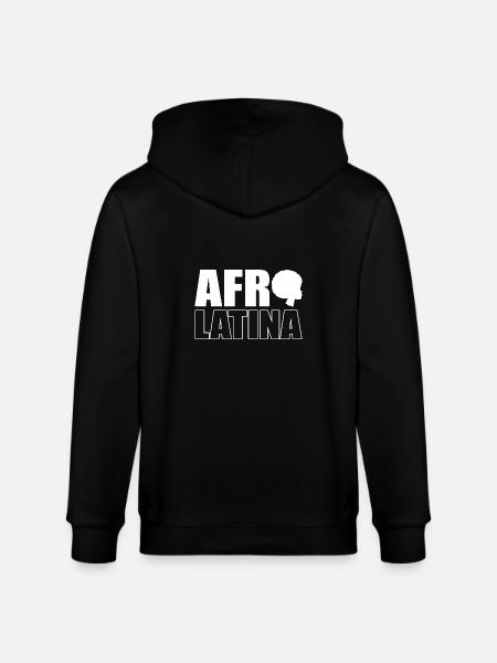 Afro Latina - Stanley/Stella CULTIVATOR  Unisex Organic Hooded Jacket - black