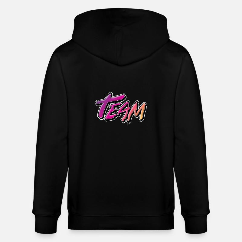 Team - Stanley/Stella Unisex Bio-Kapuzenjacke CULTIVATOR - Schwarz