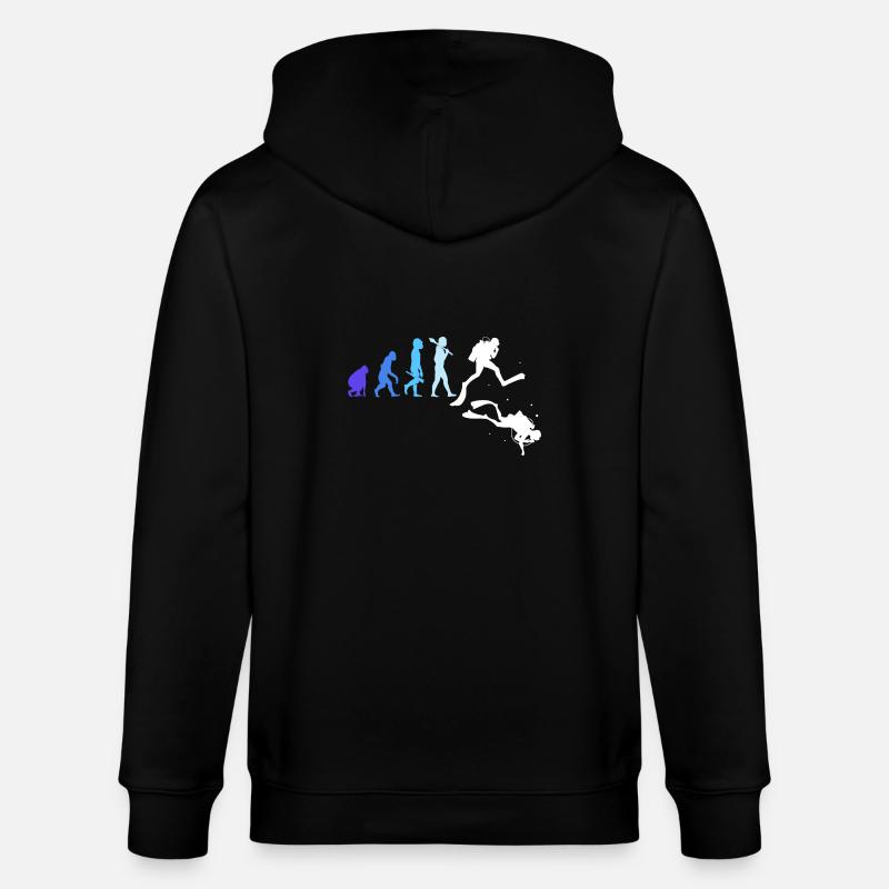 Plonger - Veste à capuche bio CULTIVATOR Stanley/Stella Unisexe - noir